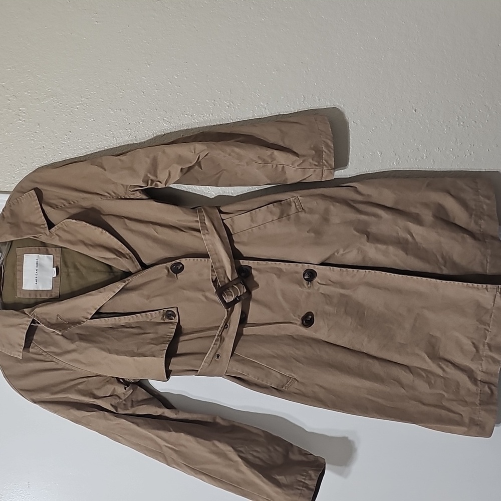 AE Classic Tan Trench Coat